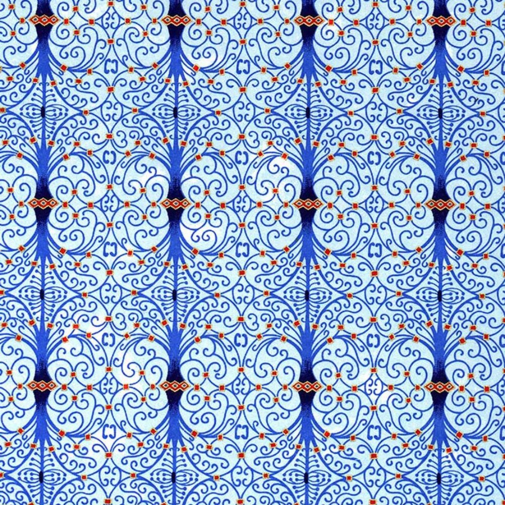 Chiyogami 241C Contemporary Blue Paper